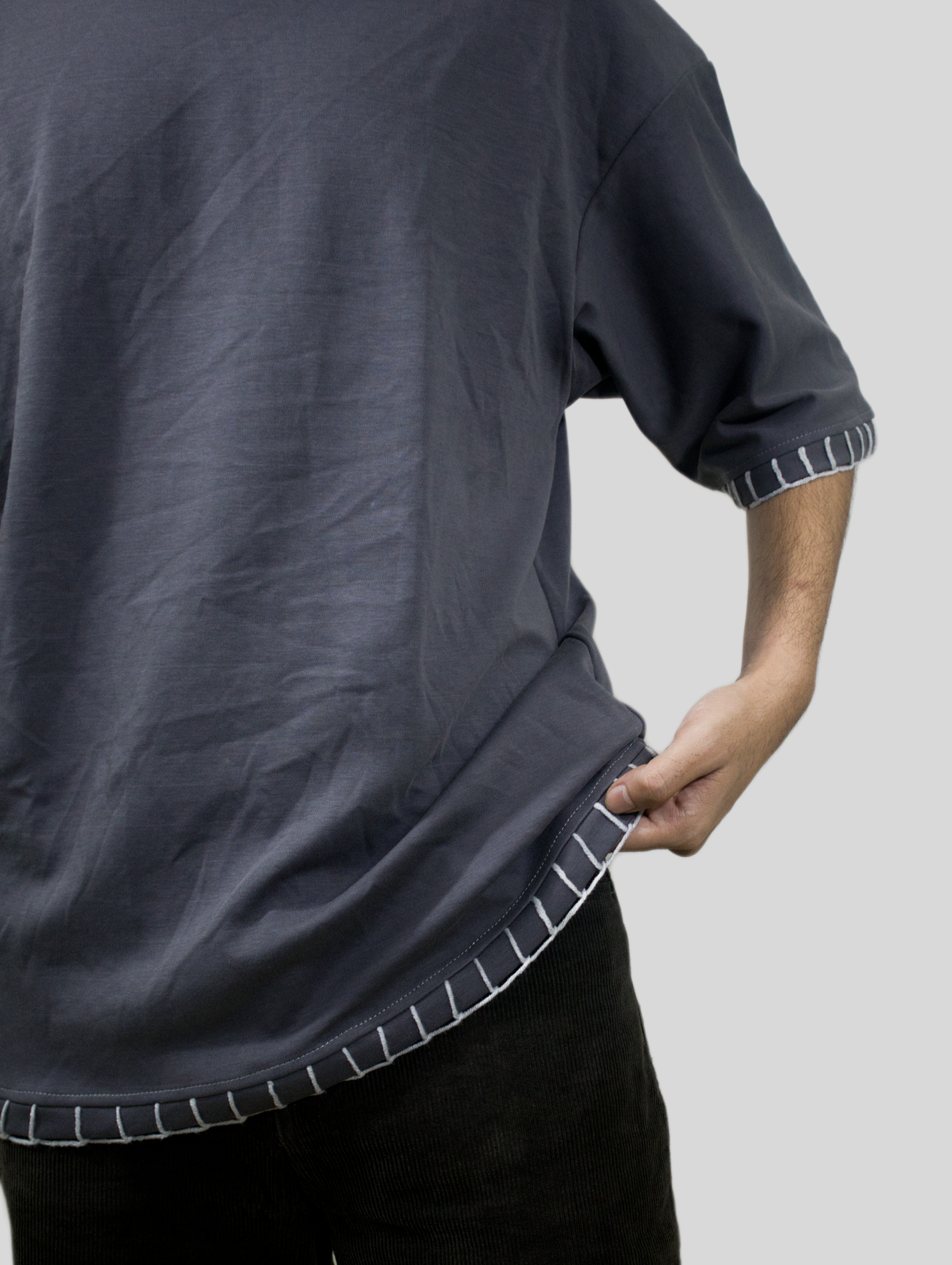 Edge Mark Drop Shoulder T-shirt - Image 4